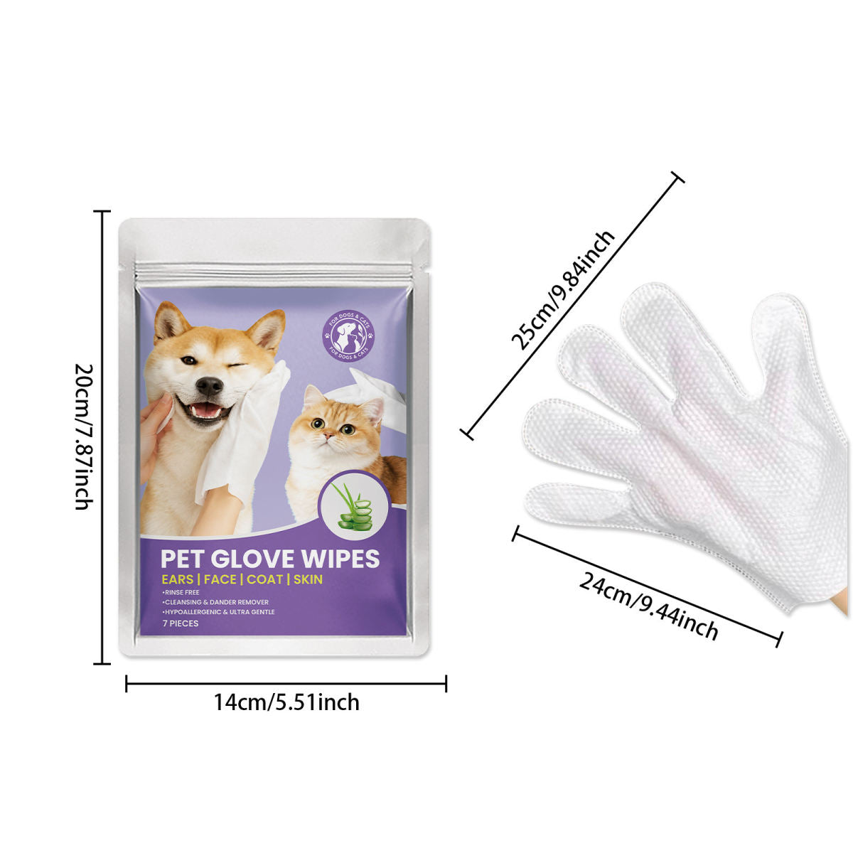 Pet Glove Wipes