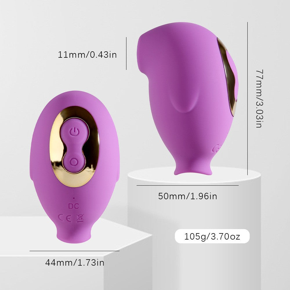 Penguin-shaped Silicone Simulation Toy For Oral Sex And Self-pleasure, With Variable-frequency Charging And Vibrating Function