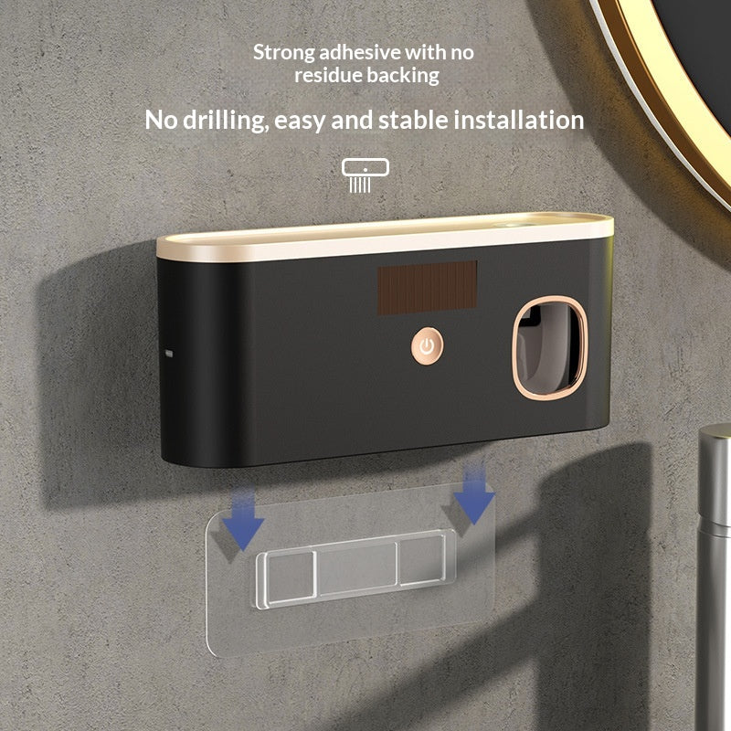 Ultraviolet Sterilizing Wall-Mounted Smart Toothbrush Disinfector