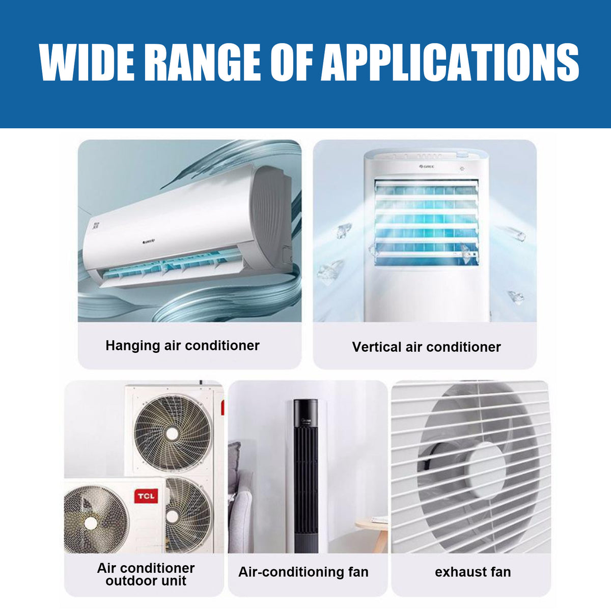 Jakehoe Cross-border Air Conditioner Foam Cleaner, Air Conditioner Purification, Stain Removal, Odor Removal, Indoor And Outdoor Unit Cleaning Spray