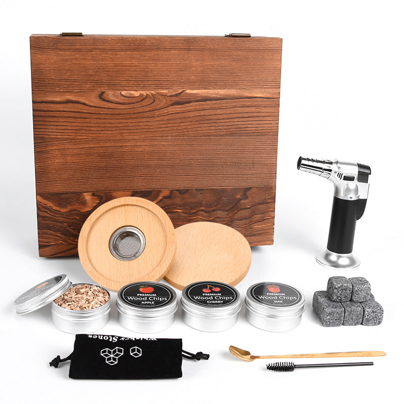Cocktail Wooden Smoker Gift Set