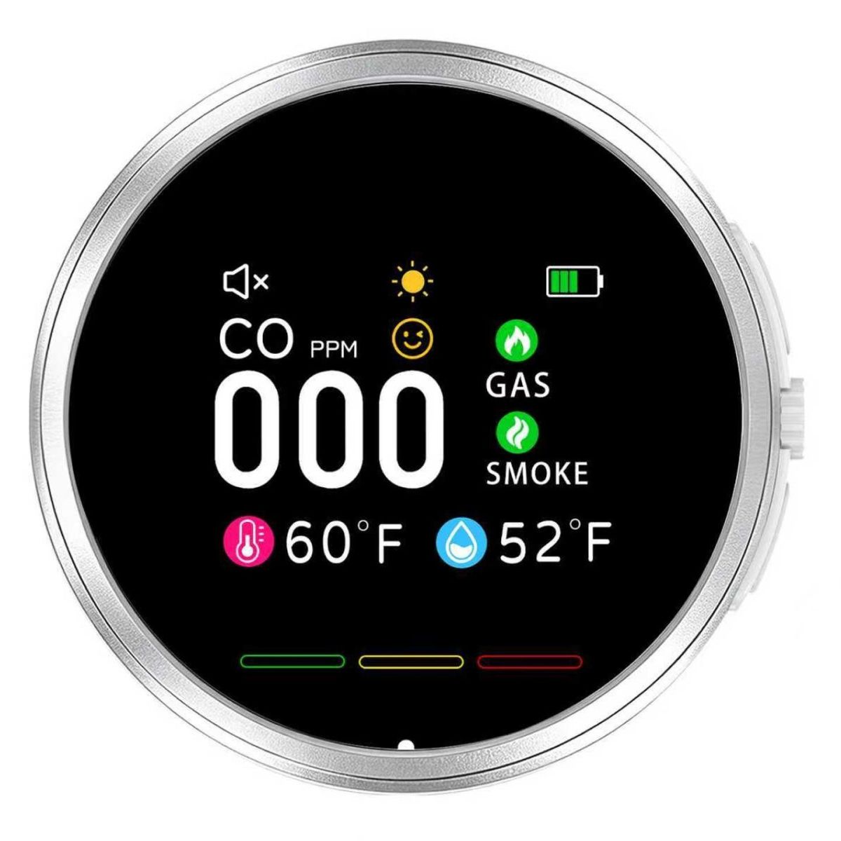 Carbon Monoxide Detector For Home And Camping Smart Air Quality Alarm