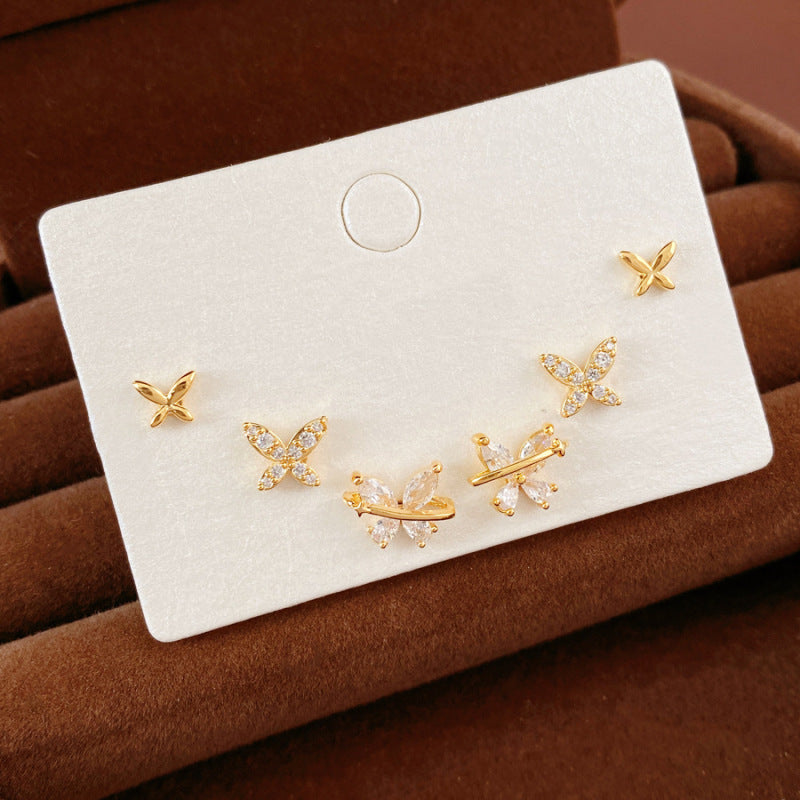 Fashion Vintage Flower Earrings For Women Silver Floral Dangle Earrings Elegant Jewelry