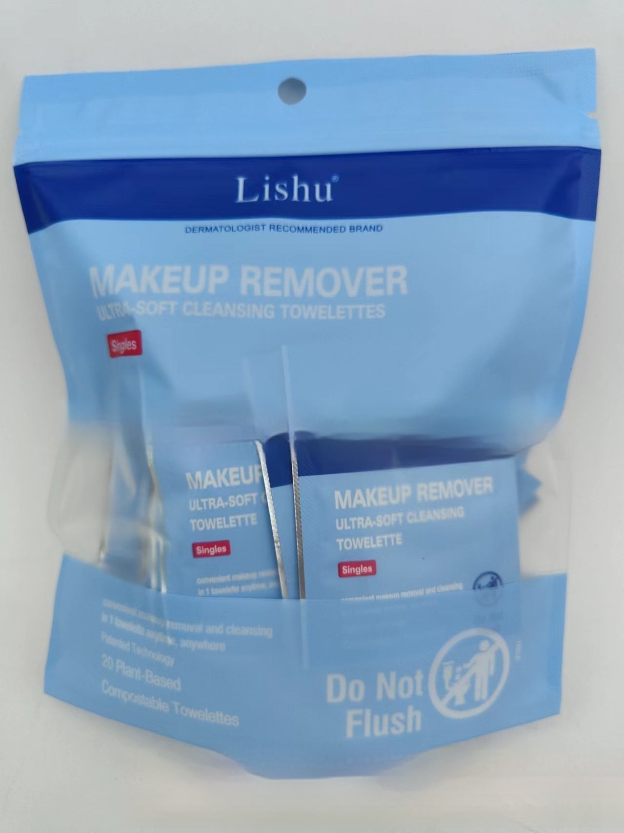 Makeup Remover Single Piece Package 1 Bag 20 Pieces