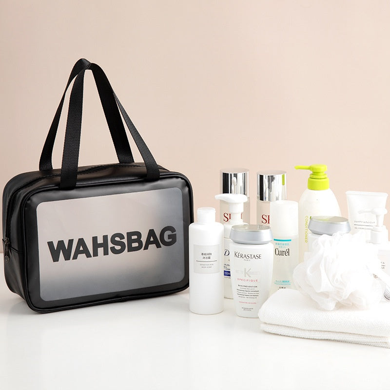 Korean-style Portable Waterproof Wash Bag With Dry-wet Separation And A Matte Finish For Bathing And Swimming
