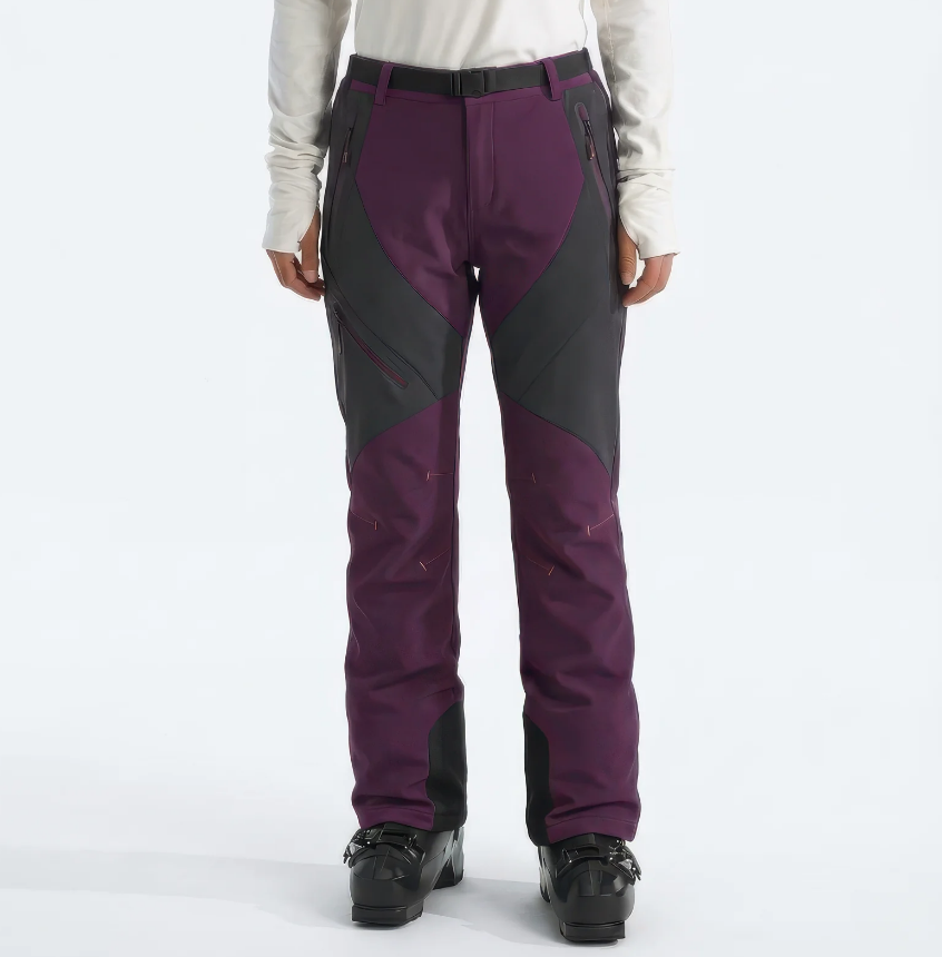 Men's And Women's Ski Pants, Winter Warm Fleece Lined Waterproof Workwear Pants With Multiple Pockets For Outdoor Hiking, Windproof And Mountaineering