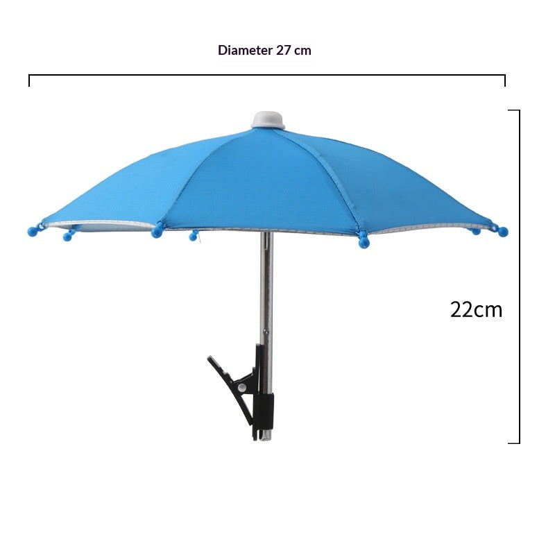 Phone Holder Umbrella Clip Outdoor Umbrella Phone Mount