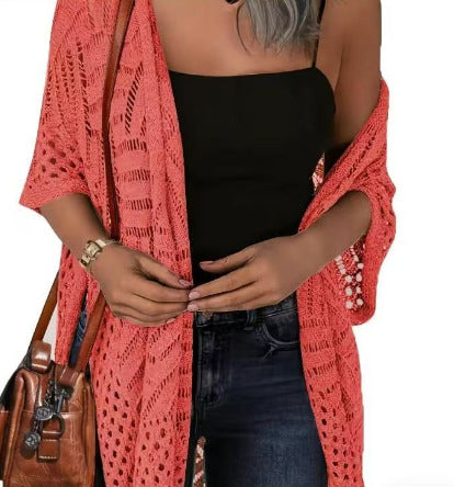 Outdoor Beach Vacation Sun-protection Knitwear