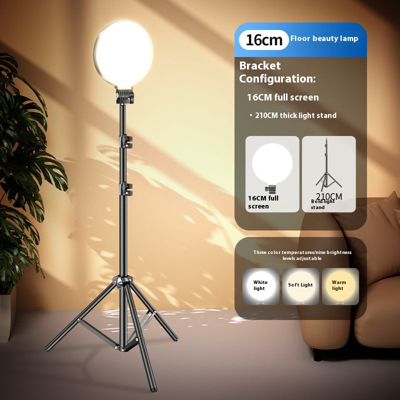 Desktop Makeup Fill Light Round Full Screen Soft Light Lamp