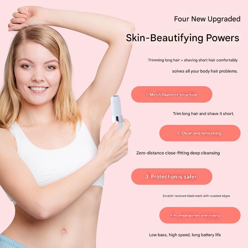 Rechargeable Portable Epilator For Women Men Electric Full-Body Hair Removal Device