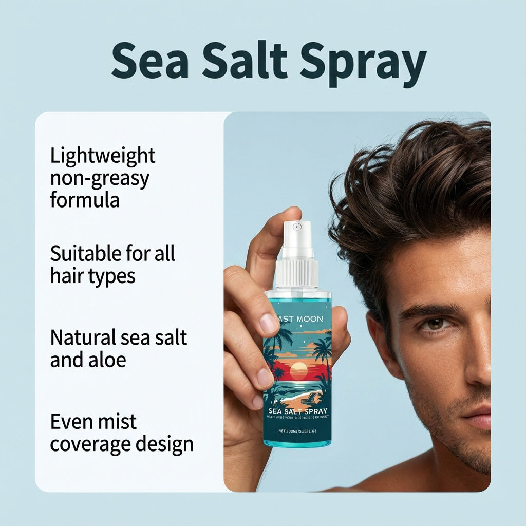 Mens Sea Salt Hair Spray For Styling And Hold