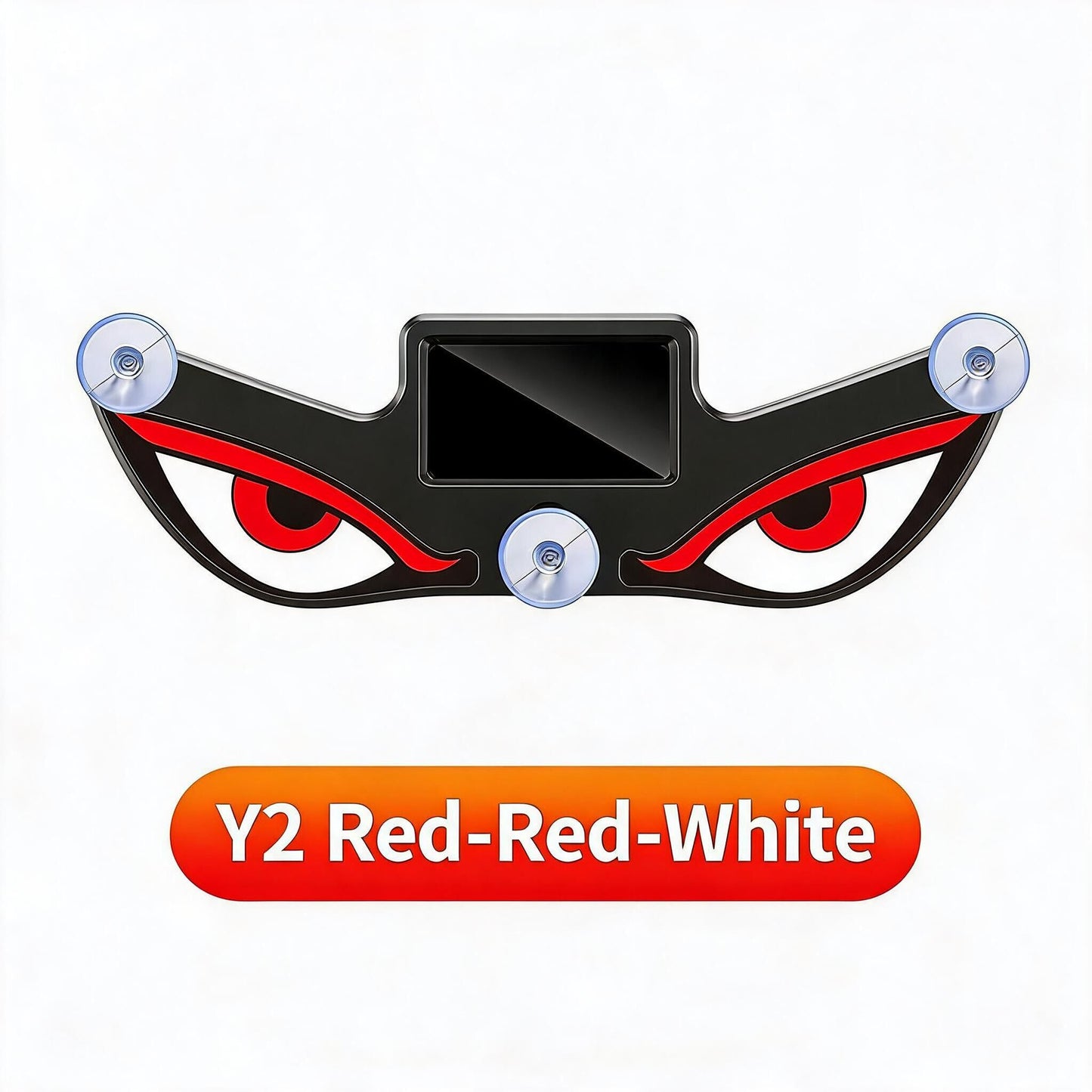 2026 New Car Accessories, Solar Devil Eyes LED Warning Light For Rear Windshield, Anti-rear Collision