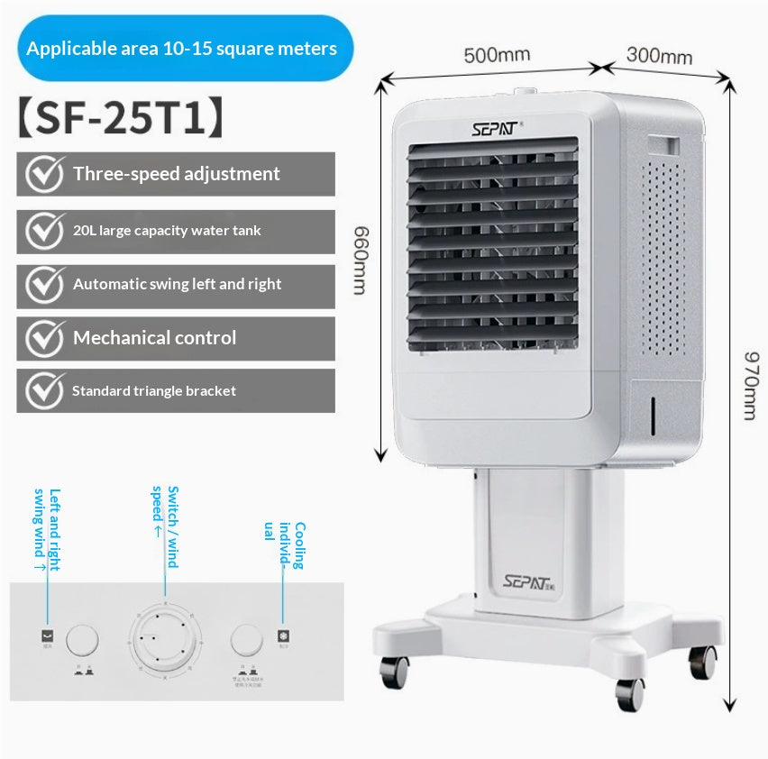 Charging DC Home Air Cooler Cold-water Fan