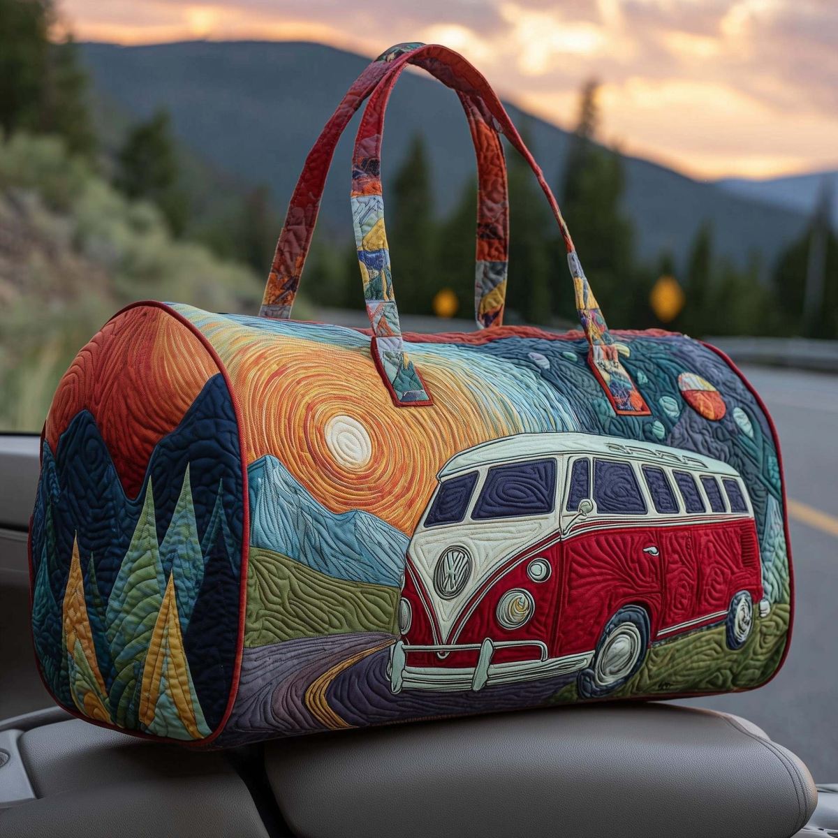 Fashionable Printed Ladies Yoga Bag Handbag