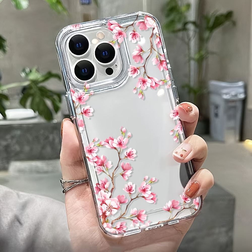 Peach Blossom Space Phone Case Full-Body Cover