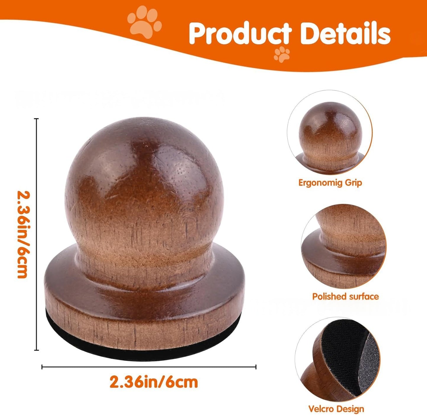 Wooden Pet Nail File Scraper Magic Claw