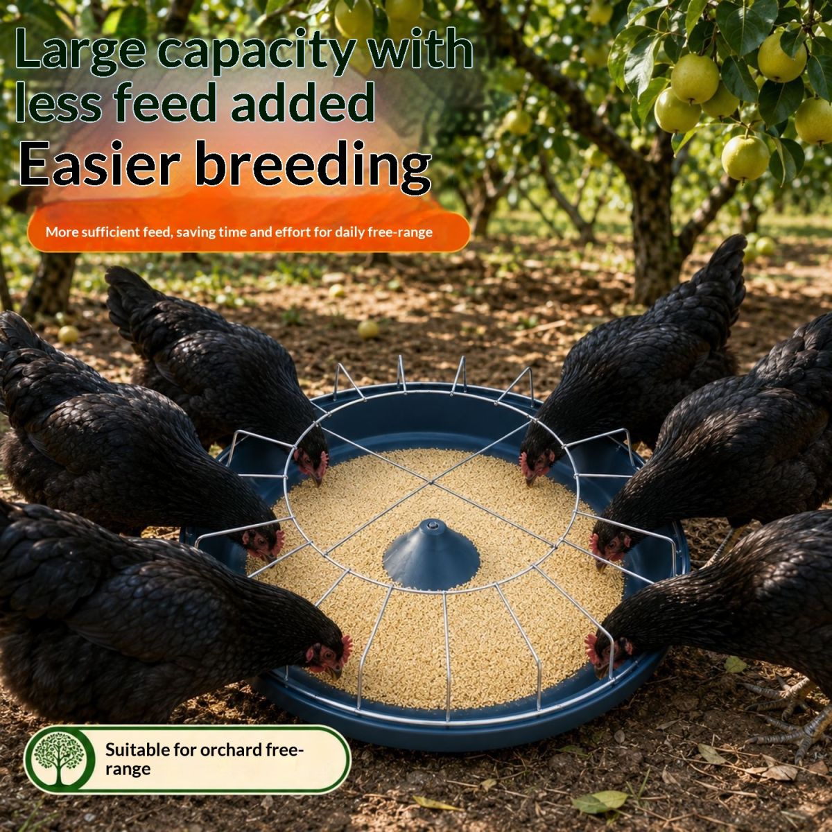 Thickened Feeding Tray For Poultrychickens Ducks And Geese