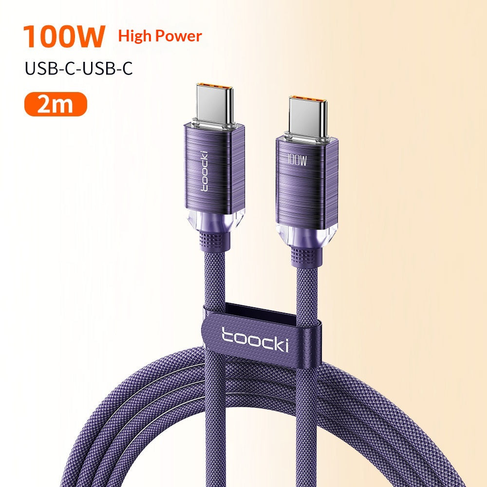 Transparent Fast-charging Data Cable