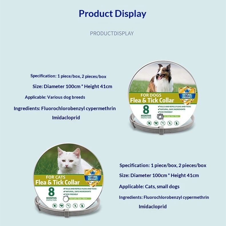Pet Supplies Deworming Collar Stainless Steel