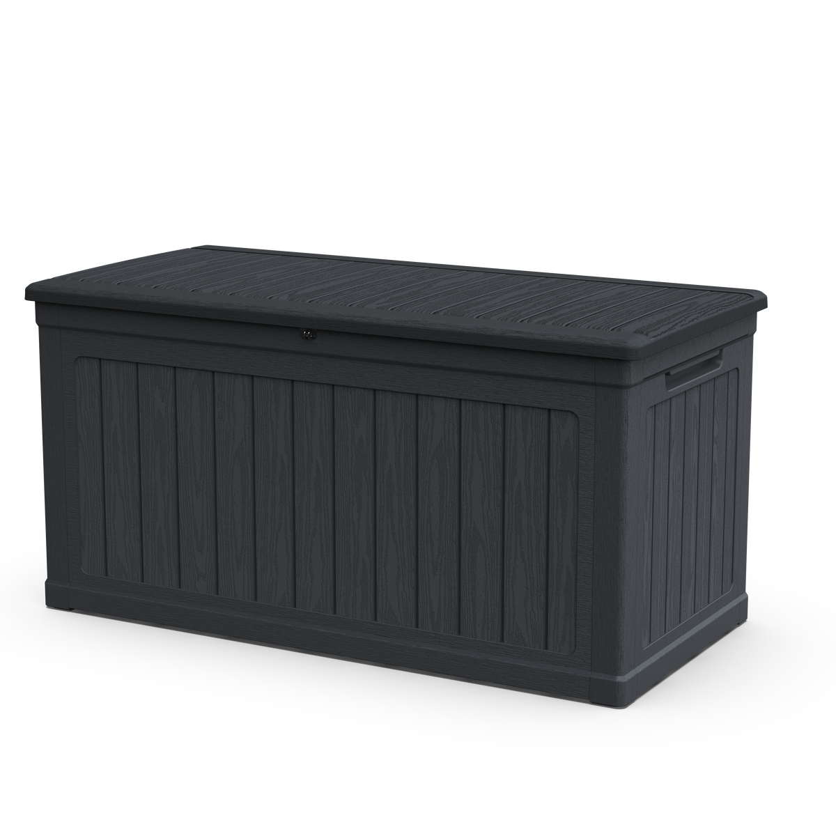 230 Gallon Large Outdoor Storage XXL Deck Box For Patio Furniture, Outdoor Cushions, Garden Tools And SportsPools Equipment, Waterproof Resin, Lockable, Black