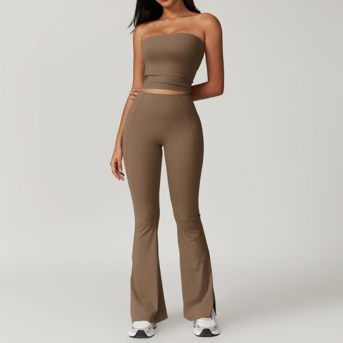Brushed Back Tight Yoga Suit Women