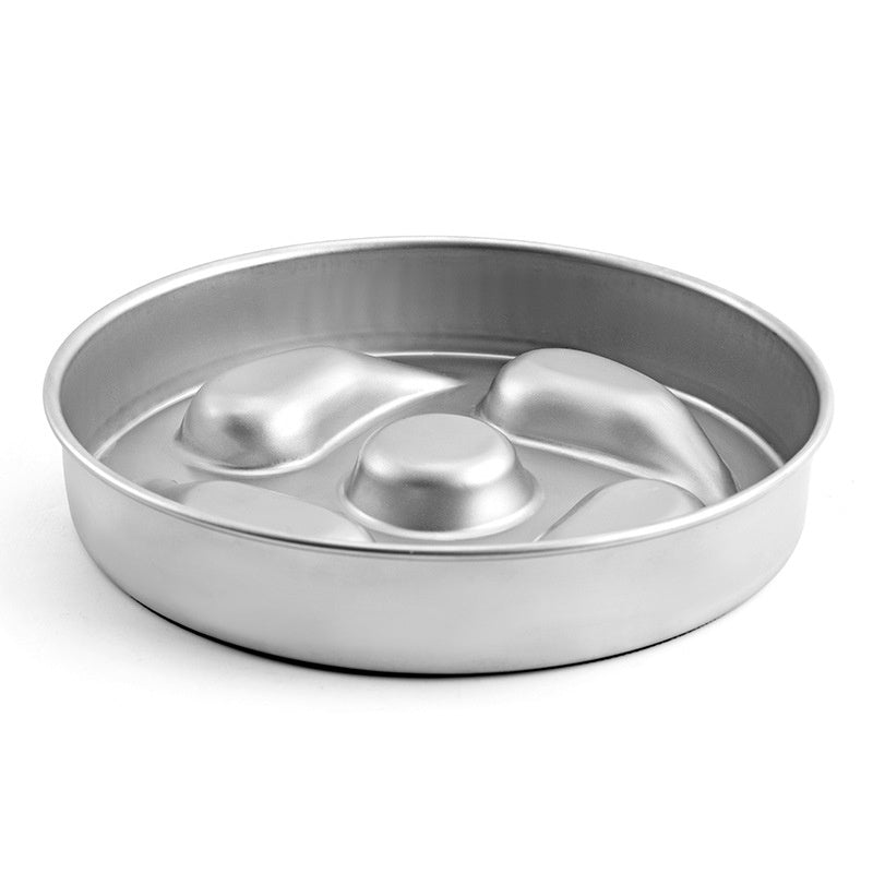 Pet Bowl Slow-feeding Bowl Dog Bowl Stainless Steel Water Bowl
