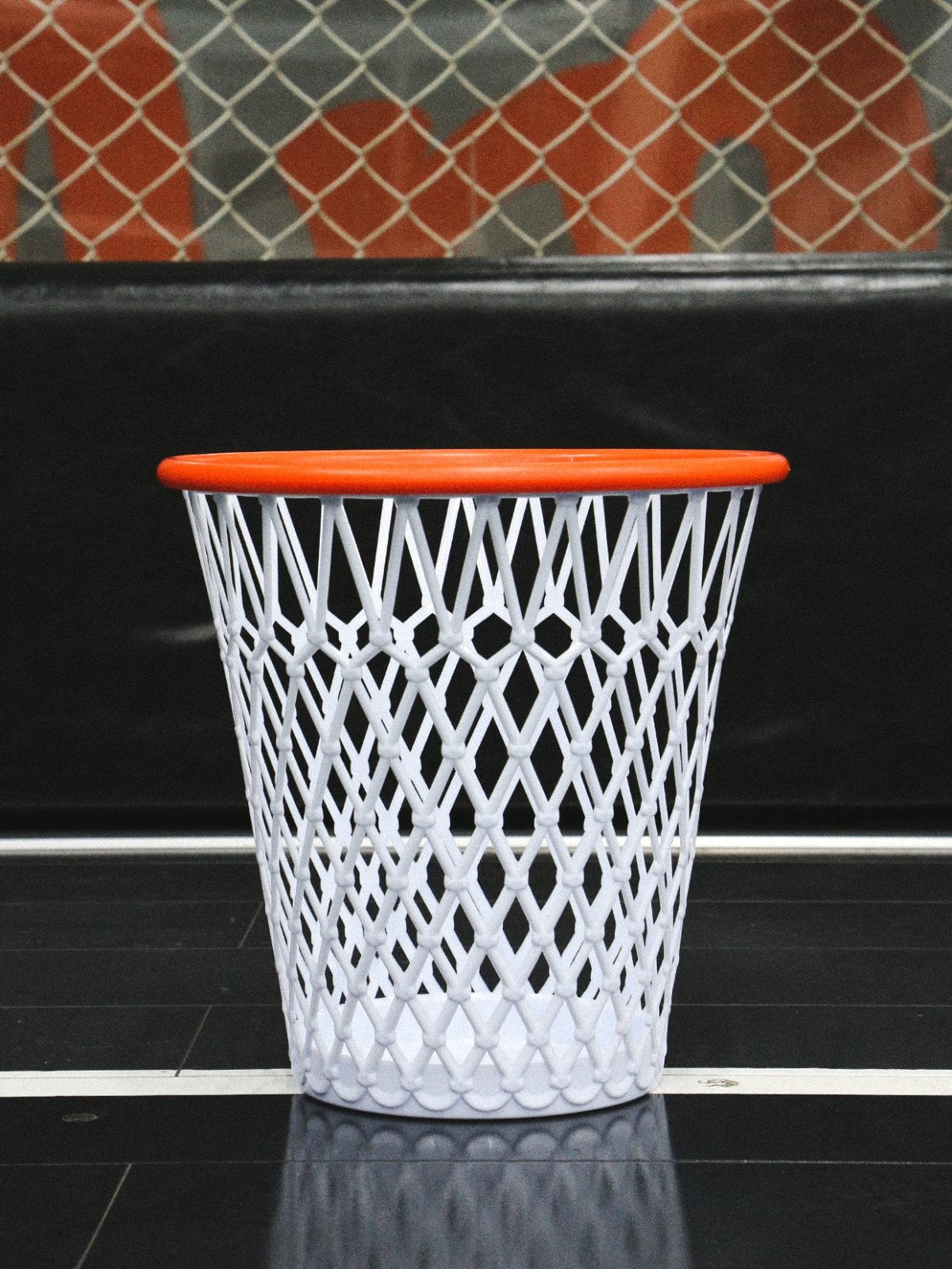 Basketball Storage Rack Trash Can Toys