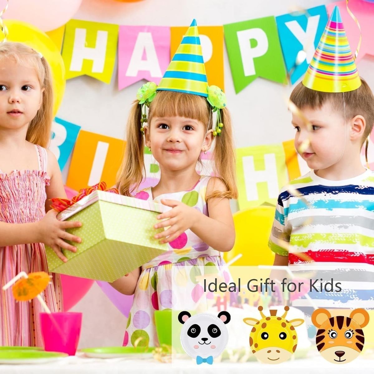 12-Piece Paper Plate Craft Set: DIY Animal Crafts—Creative Plate Craft Sets With 12 Animals For Birthdays, Back-to-School, And Spring Gifts For Boys Ages 3, 4, 5, 6, 7, And 8