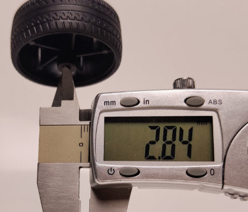 40mm Rubber Wheel Simulation Toy Accessories