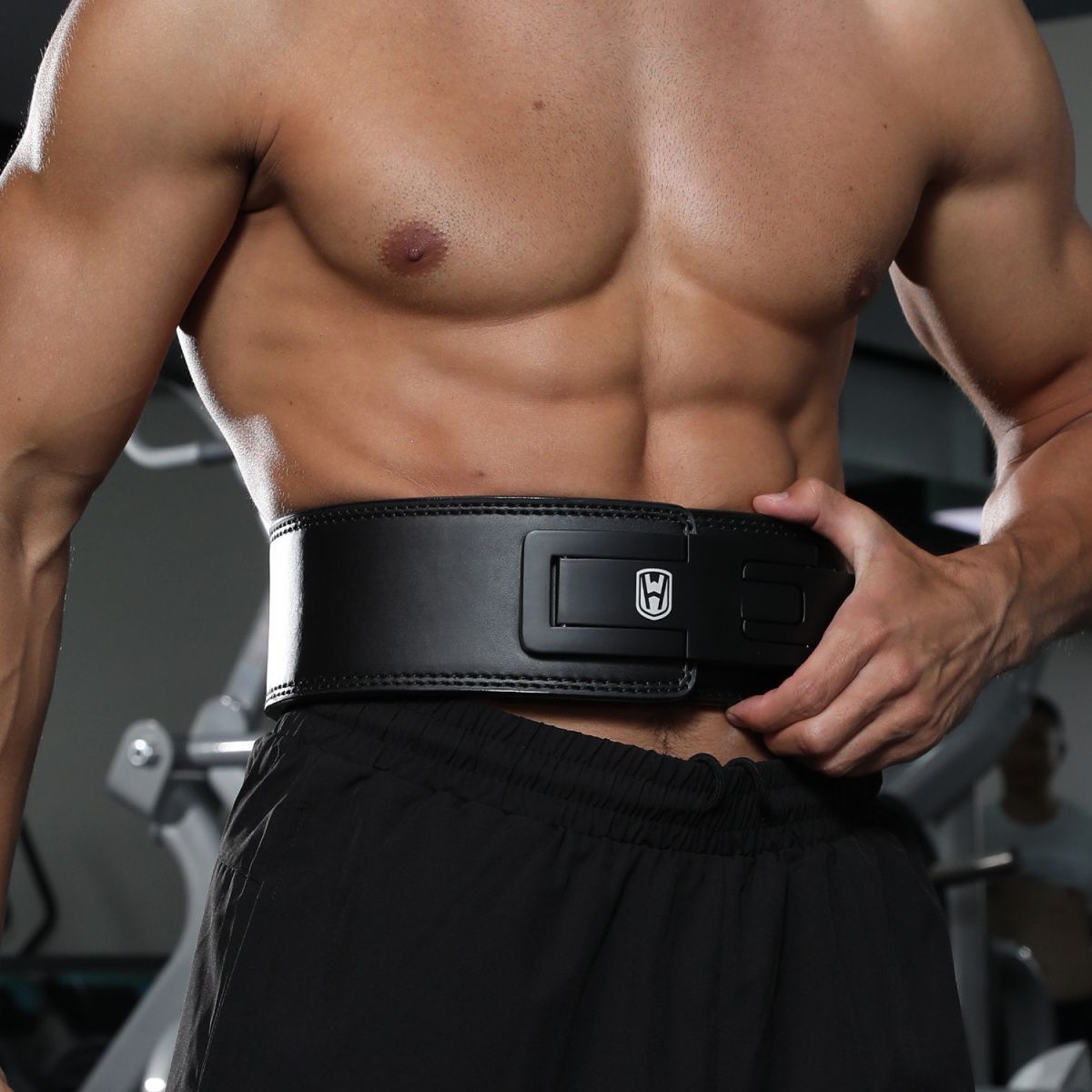 Thickened 13MM Fitness Cowhide Strength Belt Weight Lifting Lever