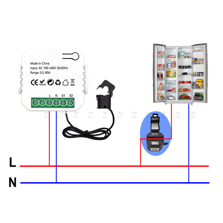 Graffiti Smart Meter WIFI With Current Transformer