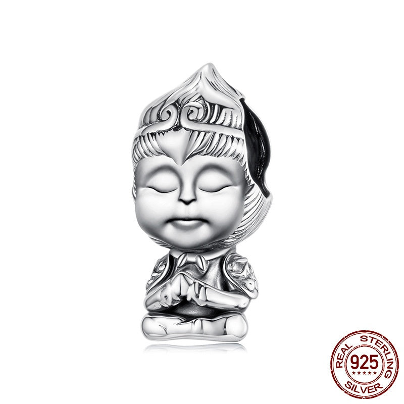 Diy Bead Accessories Cartoon S925 Sterling Silver Beads