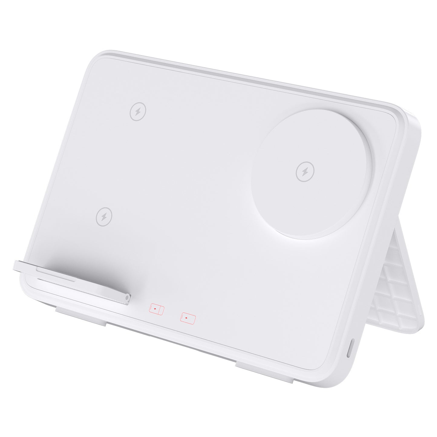 30W Dual-Device Magnetic Wireless Charger With LED Indicator For Fast Charging