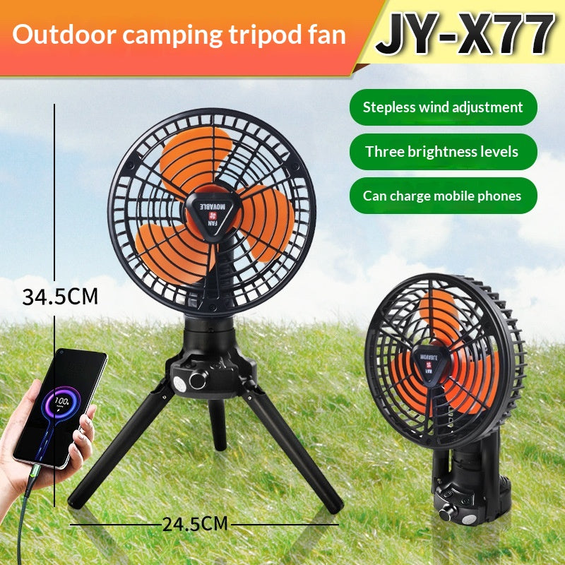 Portable Folding Ceiling Fan With Long Battery Life For Charging