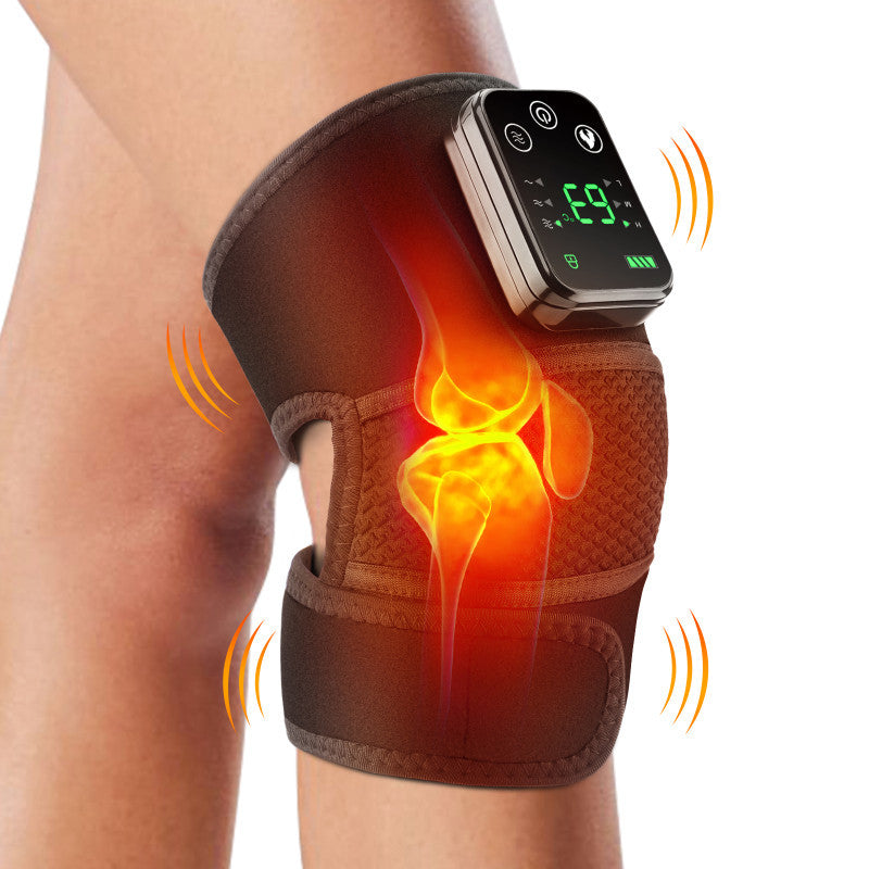 Electric Heating Massage Knee Protector For Old Cold Legs, Ai Cao Knee Massager