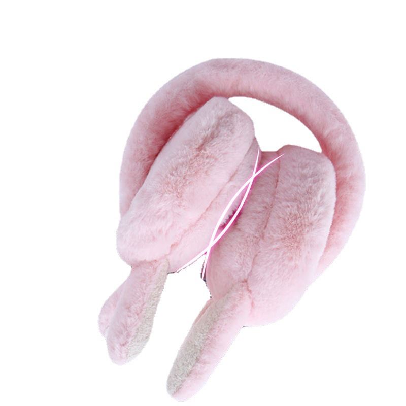 Rabbit Ear Earmuffs For Winter Warmth, Korean Style For Women