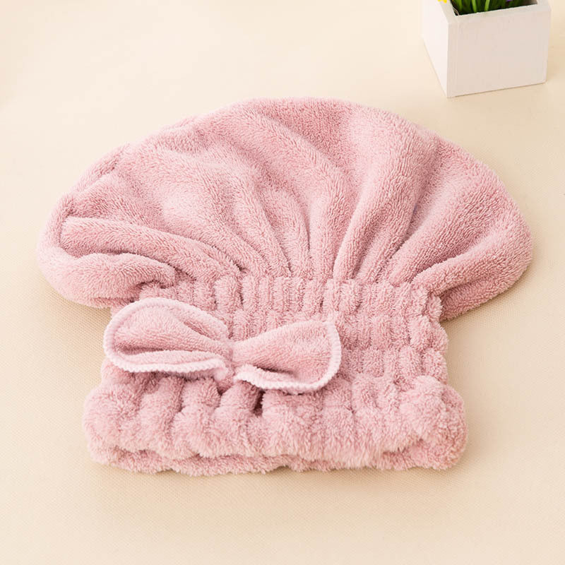 Cute Korean-style Water-absorbent Hair-drying Towelbath Cap