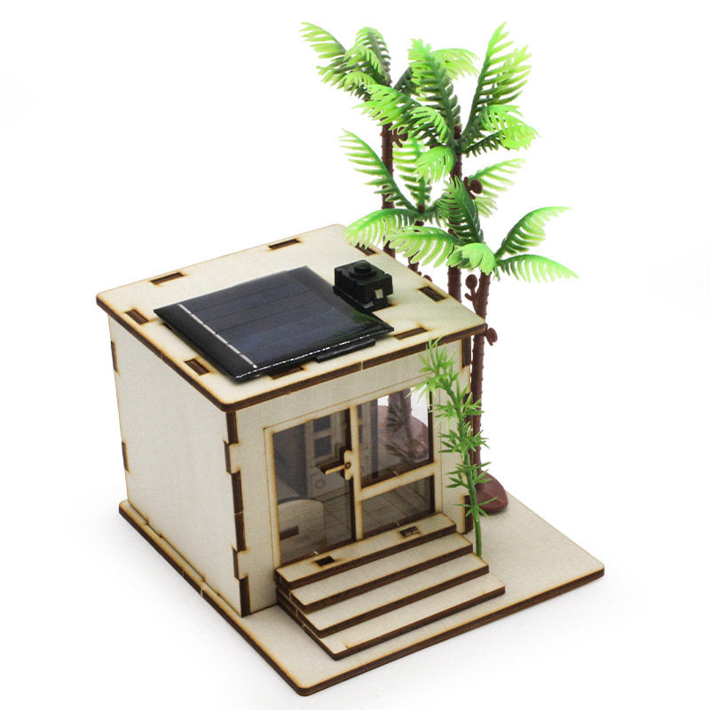 Solar Small House No 2 Invention Scientific Experiment Assembled Toys