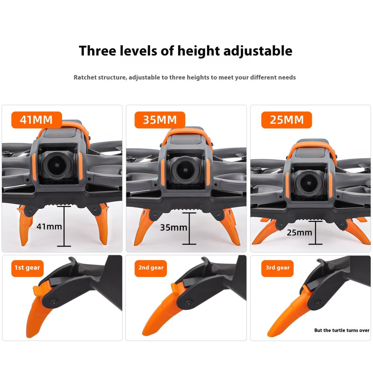 Height Increasing Monopod Accessories Foldable Protective Bracket
