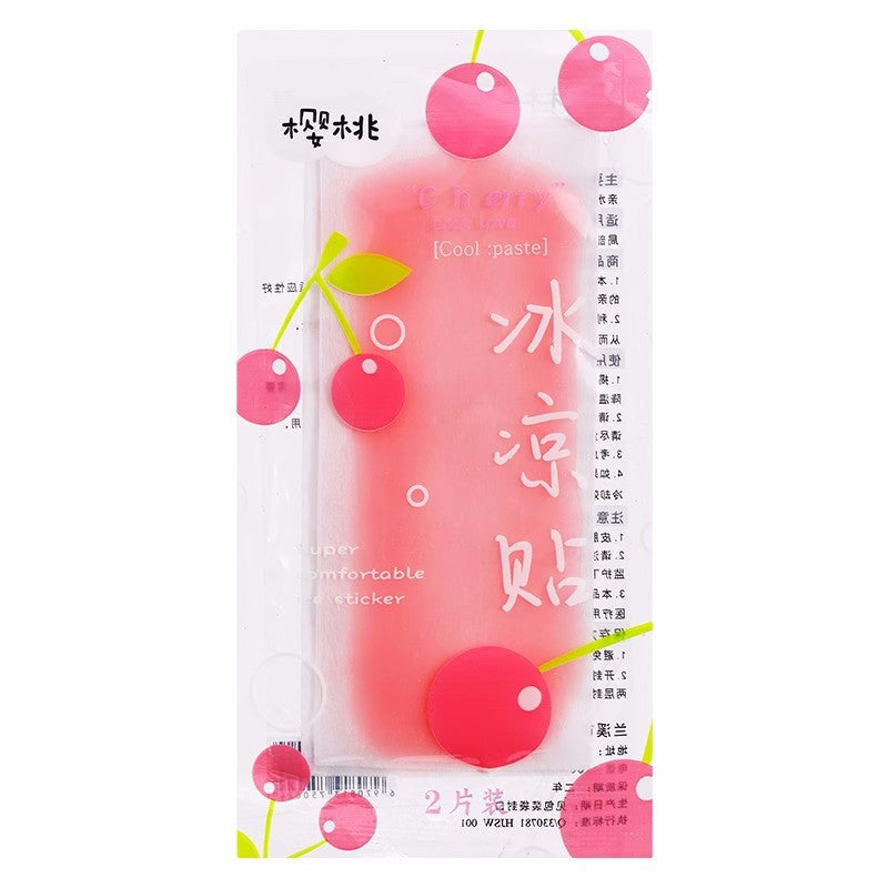 Creative Fruit Flavor Cooling Plaster Cooling Cute Heat Radiating Phone Screen Protector