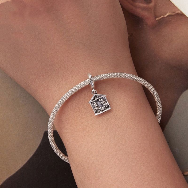 S925 Pure Silver Ornament Accessories Characters