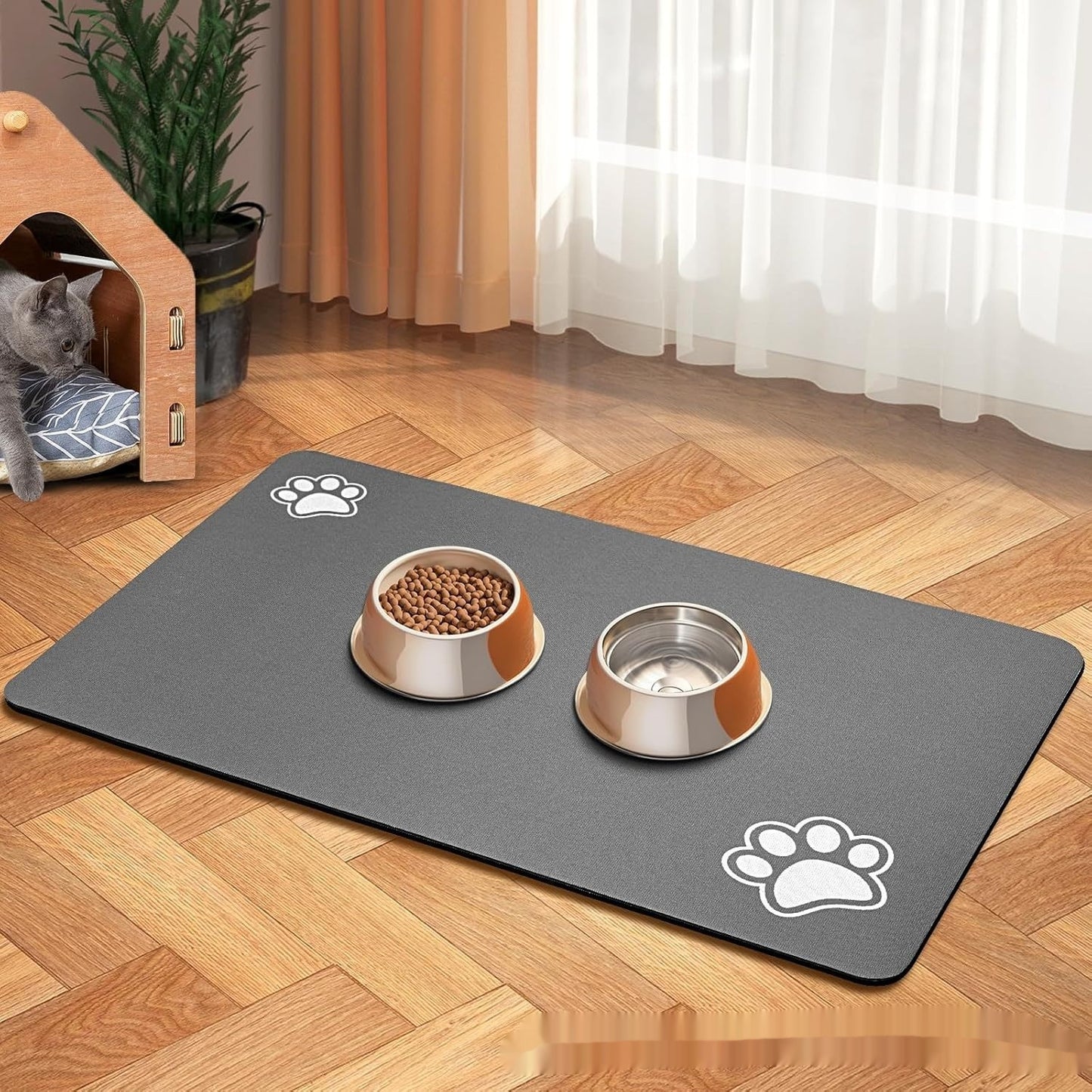 Pet Water-absorbent Quick-drying And Stain-resistant Floor Mat