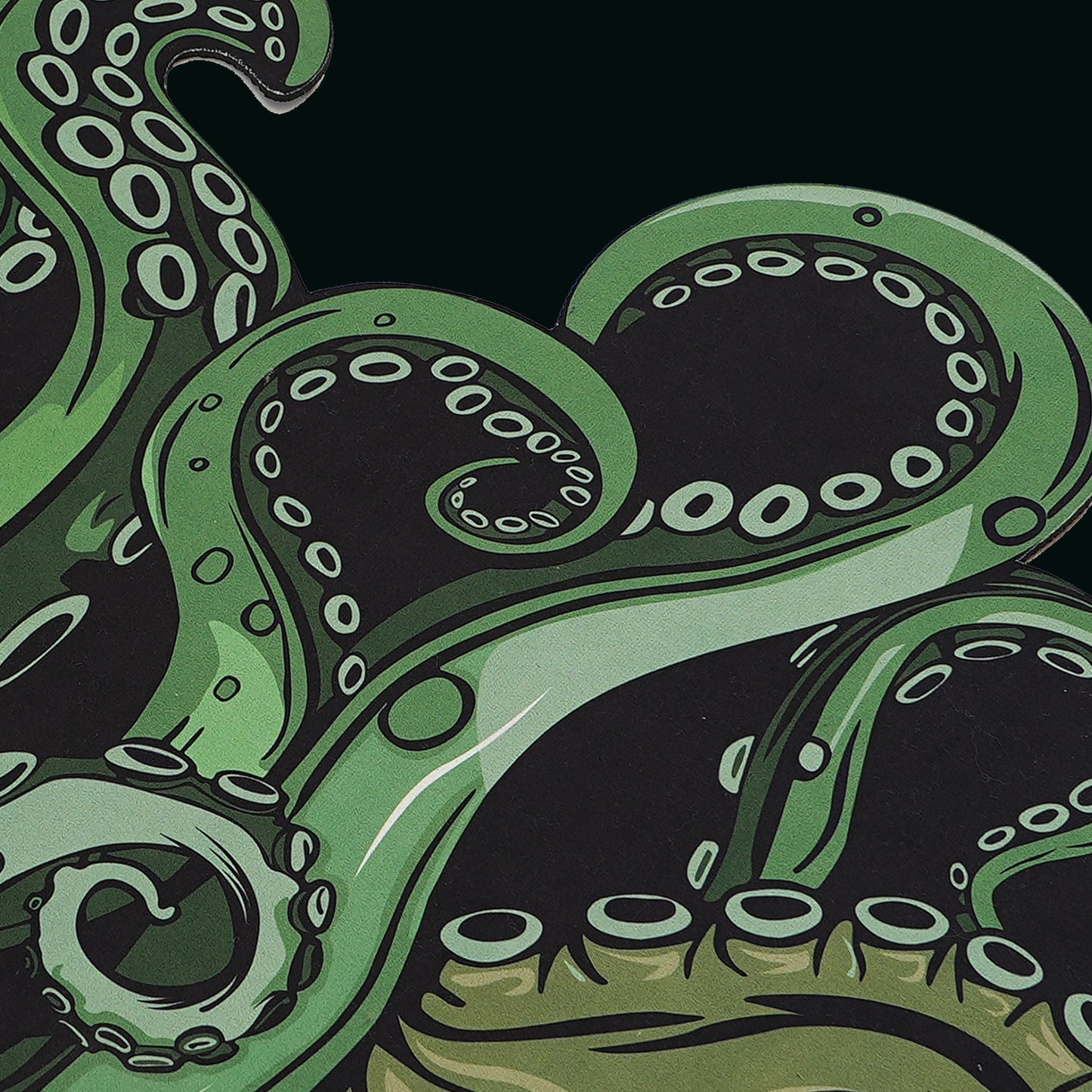 Green And Purple Cthulhu Rugs Water Absorbent Bath Mat Octopus Anime Rug Graphic Gothic Bathroom Rugs Fantasy Decorate, Non Slip Backing, Unique Gift & Decor For Gamers, 27x18 In