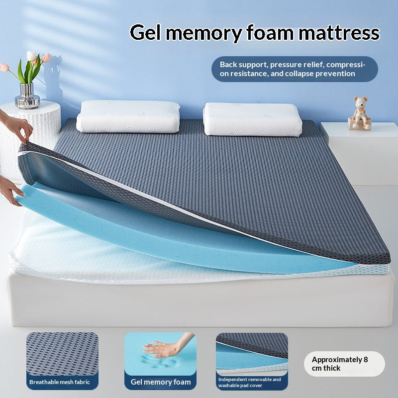Gel Memory Foam Mattress For Home Use