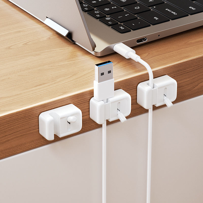 Organize The Phone Charging Cable Clip Holder Buckle