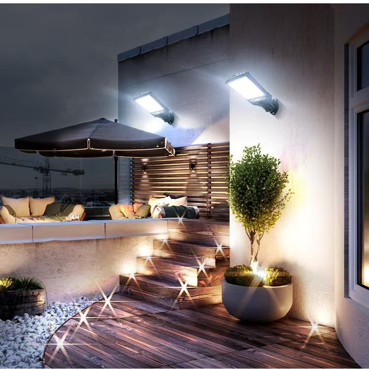 High Brightness Outdoor Solar LED Light, Human Motion Sensor Waterproof Solar Wall Lamp, Solar Street Light For Garden Courtyard Driveway