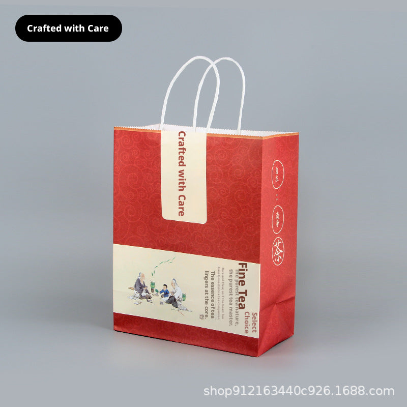 Hand-held tea gift bag-unique design-21 * 11 *27cm-1 piece