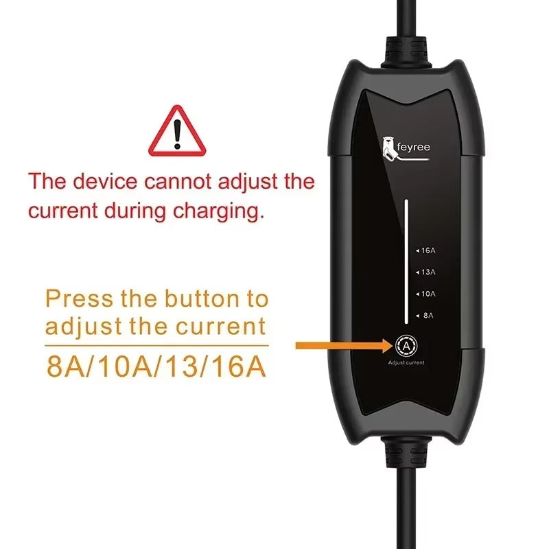 New Energy Charging Gun Electric Car Charger Portable Grounding Wire-free