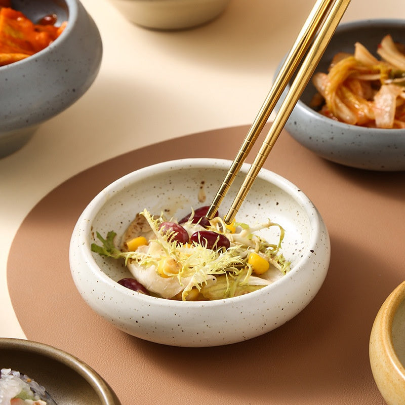 Snack Dish Personal Household Restaurant Seasoning Dish Saucer Dish Rice Bowl