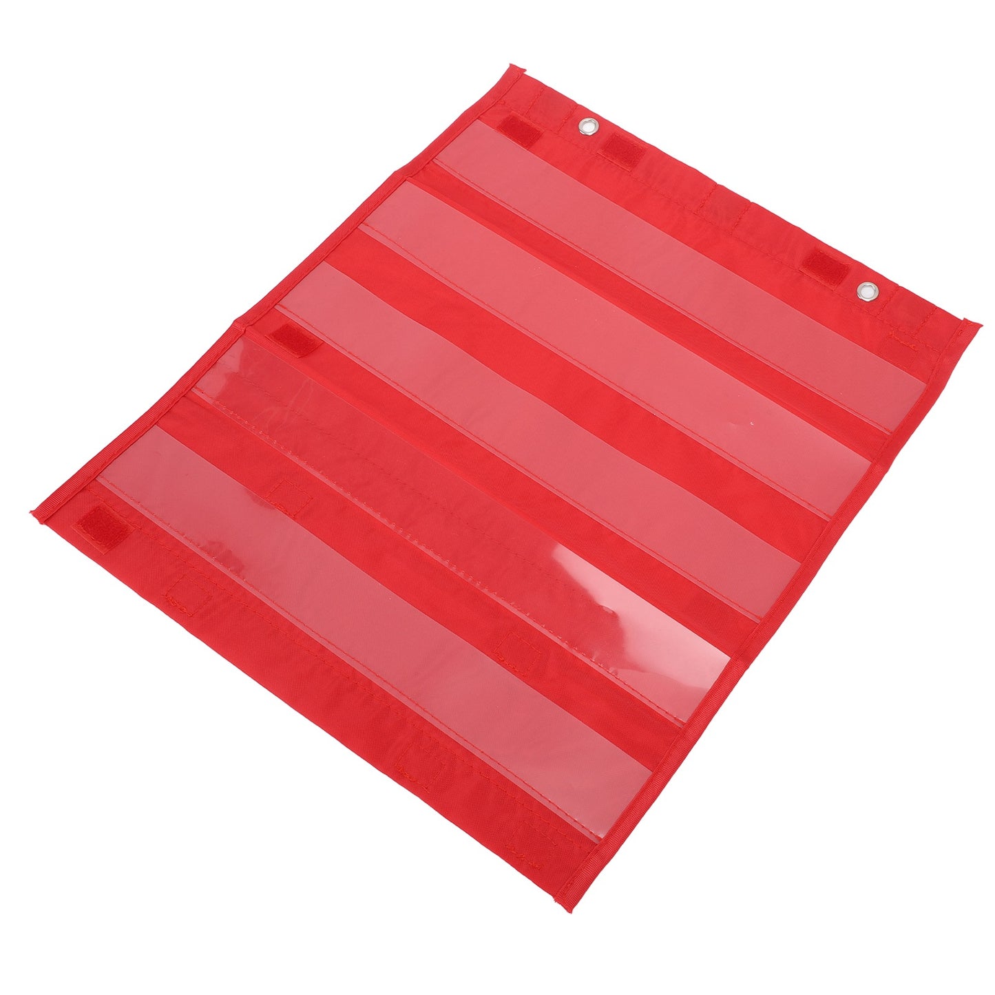Magnetic Pocket Chart 5 Rows Transparent Schedule Pocket Chart For Home School Classroom Activities Red